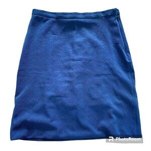 Opening Ceremony Women's Sz 6 Blue Iridescent Shimmer Silk Skirt
